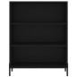 vidaXL Aparador alto madera contrachapada negro 69,5x34x180 cm vidaXL Aparador alto madera contrachapada negro 69,5x34x180 cm