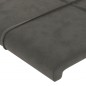 vidaXL Cabecero de terciopelo gris oscuro 147x23x78/88 cm vidaXL Cabecero de terciopelo gris oscuro 147x23x78/88 cm