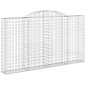 vidaXL Cestas de gaviones 6 uds forma de arco hierro 300x30x160/180 cm vidaXL Cestas de gaviones 6 uds forma de arco hierro 300x30x160/180 cm