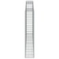 vidaXL Cestas de gaviones 6 uds forma de arco hierro 300x30x160/180 cm vidaXL Cestas de gaviones 6 uds forma de arco hierro 300x30x160/180 cm