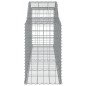 vidaXL Cestas de gaviones 20 uds forma de arco hierro 300x50x80/100 cm vidaXL Cestas de gaviones 20 uds forma de arco hierro 300x50x80/100 cm