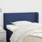 vidaXL Cabecero de tela azul 93x16x78/88 cm