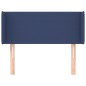 vidaXL Cabecero de tela azul 93x16x78/88 cm