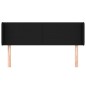 vidaXL Cabecero de tela negro 147x16x78/88 cm vidaXL Cabecero de tela negro 147x16x78/88 cm