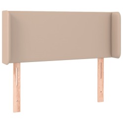 vidaXL Cabecero de cuero sintético color capuchino 83x16x78/88 cm