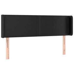 vidaXL Cabecero de cuero sintético negro 147x16x78/88 cm