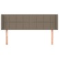 vidaXL Cabecero de tela gris taupe 147x16x78/88 cm vidaXL Cabecero de tela gris taupe 147x16x78/88 cm