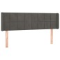 vidaXL Cabecero de terciopelo gris oscuro 147x16x78/88 cm vidaXL Cabecero de terciopelo gris oscuro 147x16x78/88 cm