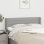 vidaXL Cabecero de tela gris claro 147x16x78/88 cm vidaXL Cabecero de tela gris claro 147x16x78/88 cm