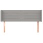 vidaXL Cabecero de tela gris claro 147x16x78/88 cm vidaXL Cabecero de tela gris claro 147x16x78/88 cm