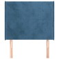 vidaXL Cabecero con orejas de terciopelo azul oscuro 83x16x118/128 cm vidaXL Cabecero con orejas de terciopelo azul oscuro 83x16x118/128 cm