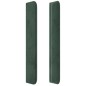vidaXL Cabecero con orejas de terciopelo verde oscuro 183x16x118/128cm vidaXL Cabecero con orejas de terciopelo verde oscuro 183x16x118/128cm