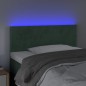 vidaXL Cabecero con LED de terciopelo verde oscuro 80x5x78/88 cm vidaXL Cabecero con LED de terciopelo verde oscuro 80x5x78/88 cm