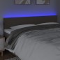 vidaXL Cabecero con LED de tela gris taupe 180x5x78/88 cm vidaXL Cabecero con LED de tela gris taupe 180x5x78/88 cm
