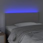 vidaXL Cabecero con LED cuero sintético gris 90x5x78/88 cm vidaXL Cabecero con LED cuero sintético gris 90x5x78/88 cm