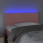 vidaXL Cabecero con LED de terciopelo rosa 80x5x78/88 cm vidaXL Cabecero con LED de terciopelo rosa 80x5x78/88 cm