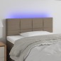 vidaXL Cabecero con LED de tela gris taupe 90x5x78/88 cm vidaXL Cabecero con LED de tela gris taupe 90x5x78/88 cm
