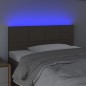 vidaXL Cabecero con LED de tela gris taupe 90x5x78/88 cm vidaXL Cabecero con LED de tela gris taupe 90x5x78/88 cm