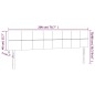 vidaXL Cabecero con LED de tela gris claro 200x5x78/88 cm vidaXL Cabecero con LED de tela gris claro 200x5x78/88 cm