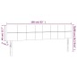 vidaXL Cabecero con LED de tela gris taupe 160x5x78/88 cm vidaXL Cabecero con LED de tela gris taupe 160x5x78/88 cm