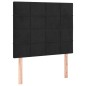 vidaXL Cabecero con luces LED terciopelo negro 90x5x118/128 cm vidaXL Cabecero con luces LED terciopelo negro 90x5x118/128 cm