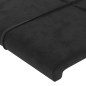 vidaXL Cabecero con luces LED terciopelo negro 90x5x118/128 cm vidaXL Cabecero con luces LED terciopelo negro 90x5x118/128 cm