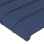 vidaXL Cabecero con luces LED tela azul 90x5x118/128 cm vidaXL Cabecero con luces LED tela azul 90x5x118/128 cm