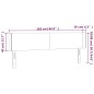 vidaXL Cabecero con LED de tela crema 163x16x78/88 cm vidaXL Cabecero con LED de tela crema 163x16x78/88 cm