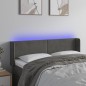 vidaXL Cabecero con LED de terciopelo gris oscuro 147x16x78/88 cm vidaXL Cabecero con LED de terciopelo gris oscuro 147x16x78/88 cm