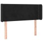 vidaXL Cabecero con LED de terciopelo negro 83x16x78/88 cm vidaXL Cabecero con LED de terciopelo negro 83x16x78/88 cm