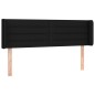 vidaXL Cabecero con LED de tela negro 147x16x78/88 cm vidaXL Cabecero con LED de tela negro 147x16x78/88 cm
