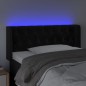 vidaXL Cabecero con LED de terciopelo negro 93x16x78/88 cm vidaXL Cabecero con LED de terciopelo negro 93x16x78/88 cm