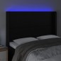 vidaXL Cabecero con LED cuero sintético negro 147x16x118/128 cm vidaXL Cabecero con LED cuero sintético negro 147x16x118/128 cm
