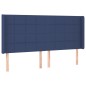 vidaXL Cabecero con LED de tela azul 163x16x118/128 cm vidaXL Cabecero con LED de tela azul 163x16x118/128 cm