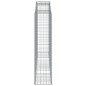 vidaXL Cestas de gaviones 3 uds forma de arco hierro 300x50x200/220 cm vidaXL Cestas de gaviones 3 uds forma de arco hierro 300x50x200/220 cm