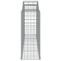 vidaXL Cestas de gaviones 8 uds forma de arco hierro 300x50x120/140 cm vidaXL Cestas de gaviones 8 uds forma de arco hierro 300x50x120/140 cm