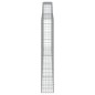 vidaXL Cestas de gaviones 2 uds forma de arco hierro 400x30x180/200 cm