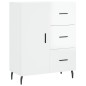 vidaXL Aparador alto madera contrachapada blanco brillo 69,5x34x180 cm vidaXL Aparador alto madera contrachapada blanco brillo 69,5x34x180 cm