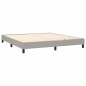vidaXL Cama box spring con colchón tela gris claro 180x200 cm vidaXL Cama box spring con colchón tela gris claro 180x200 cm