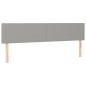 vidaXL Cama box spring con colchón tela gris claro 180x200 cm vidaXL Cama box spring con colchón tela gris claro 180x200 cm