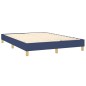 vidaXL Cama box spring con colchón tela azul 140x200 cm vidaXL Cama box spring con colchón tela azul 140x200 cm