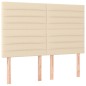 vidaXL Cama box spring con colchón tela color crema 140x200 cm vidaXL Cama box spring con colchón tela color crema 140x200 cm