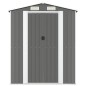 vidaXL Cobertizo de jardín acero galvanizado gris claro 192x191x223 cm vidaXL Cobertizo de jardín acero galvanizado gris claro 192x191x223 cm