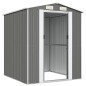 vidaXL Cobertizo de jardín acero galvanizado gris claro 192x191x223 cm vidaXL Cobertizo de jardín acero galvanizado gris claro 192x191x223 cm