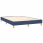 vidaXL Cama box spring con colchón y LED tela azul 140x200 cm vidaXL Cama box spring con colchón y LED tela azul 140x200 cm