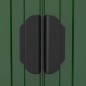 vidaXL Cobertizo de jardín acero galvanizado verde 192x689x223 cm vidaXL Cobertizo de jardín acero galvanizado verde 192x689x223 cm