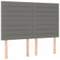 vidaXL Cama box spring con colchón tela gris oscuro 140x190 cm vidaXL Cama box spring con colchón tela gris oscuro 140x190 cm