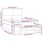 vidaXL Cama box spring con colchón tela gris claro 140x200 cm vidaXL Cama box spring con colchón tela gris claro 140x200 cm