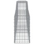 vidaXL Cestas de gaviones 20 uds forma de arco hierro 400x50x80/100 cm vidaXL Cestas de gaviones 20 uds forma de arco hierro 400x50x80/100 cm