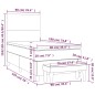 vidaXL Cama box spring con colchón cuero sintético negro 90x190 cm vidaXL Cama box spring con colchón cuero sintético negro 90x190 cm